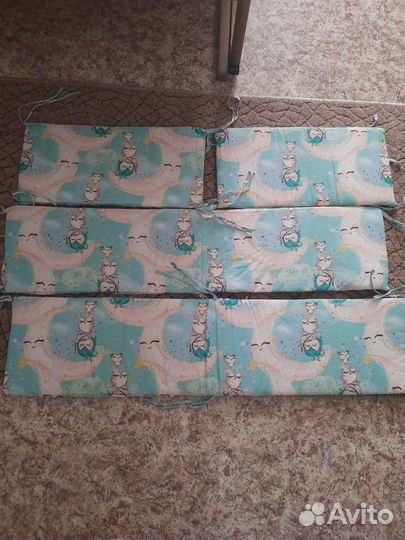 Бортики в детскую кроватку бу