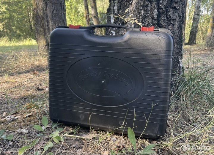 Плитка газовая горелка походная в кейсе