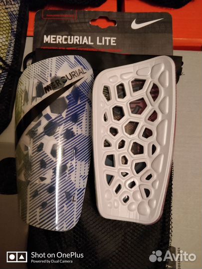 Щитки детские футбольные Adidas, Nike Mercurial