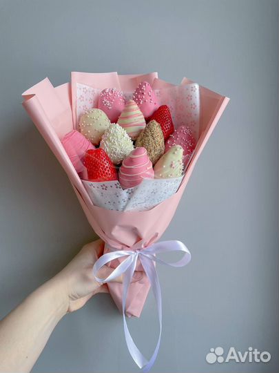 1 сентября букет для учителя клубника в шоколаде