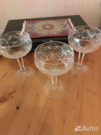 Рюмки и фужеры хрусталь