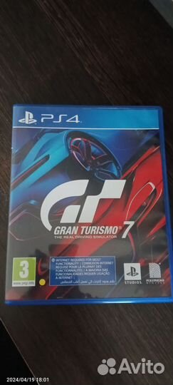 Grand turismo 7 ps4 диск