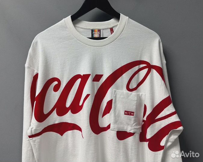 Лонгслив Kith x Coca Cola White