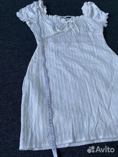 Платье белое shein оригинал 40 xs
