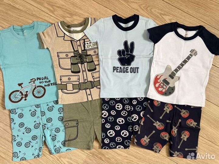 Летние комплекты 92 98 gymboree old navy