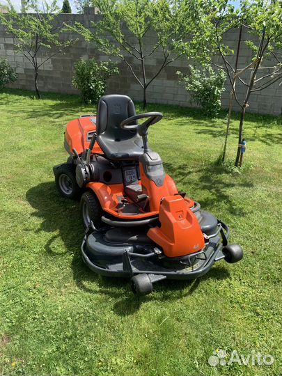 Садовый райдер газонокосилка husqvarna r15v2awd