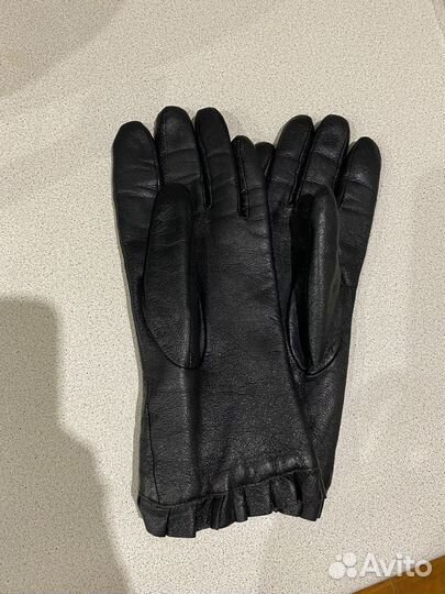Перчатки женские кожаные новые
