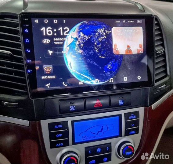 Магнитола Android Hyundai Santa Fe 2005-2012
