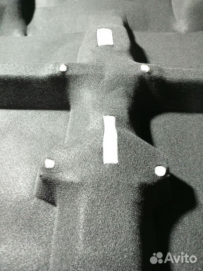 Ковер пола 2-х слойный 