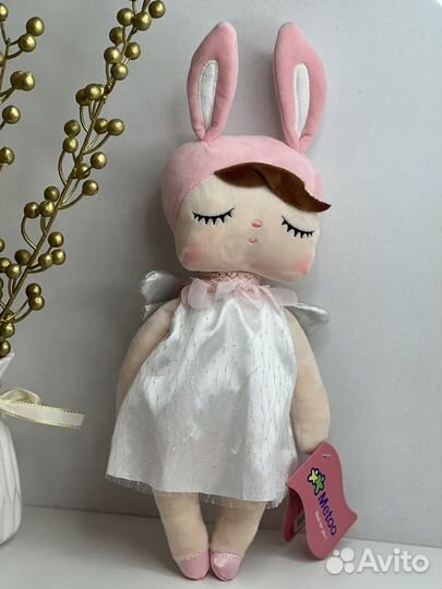 Игрушка сплюшка зайка