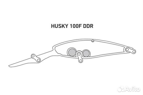 Воблер LureMax husky 100F DDR-021 21г