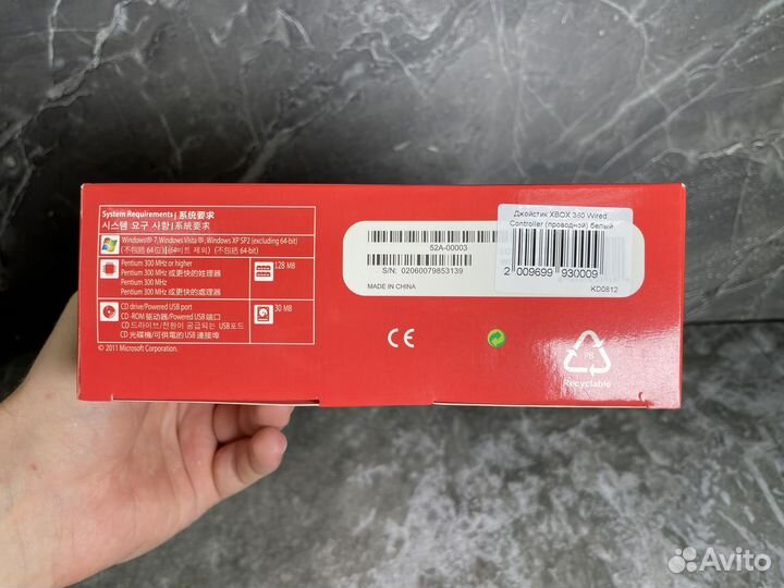 Геймпад xbox 360 проводной б джойстик