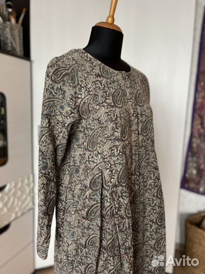 Платье в Бохо стиле, кубовая набойка