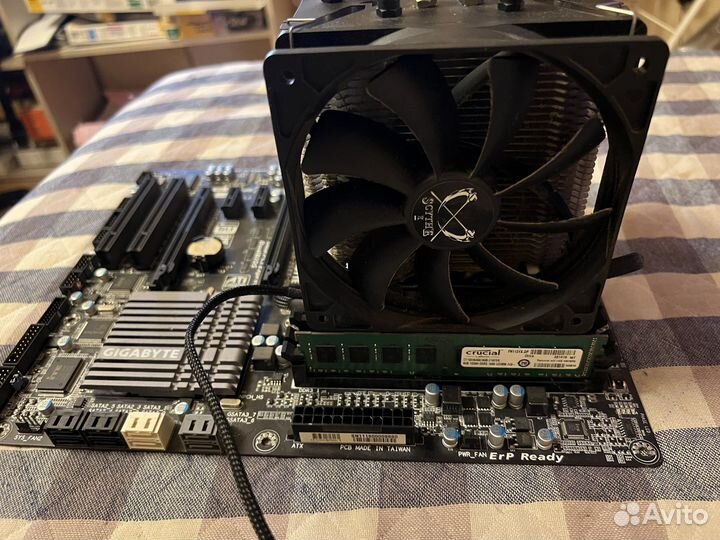 Материнская плата с процессором intel