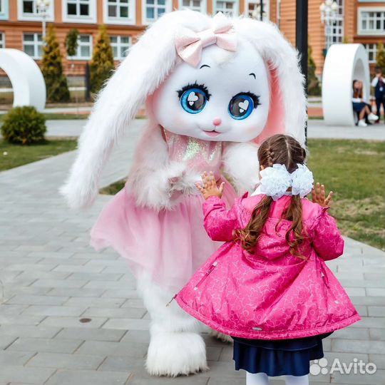 Ростовая кукла зайка поздравление