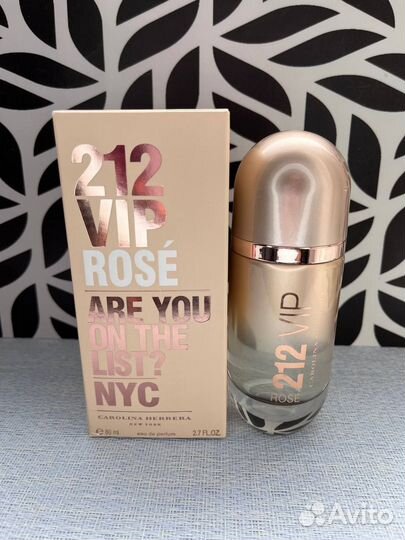 Духи женские Carolina Herrera 212 VIP Rose (Euro)