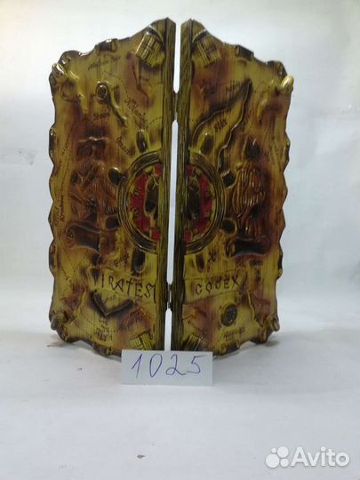 Нарды с пиратами ручной работы со стеклом