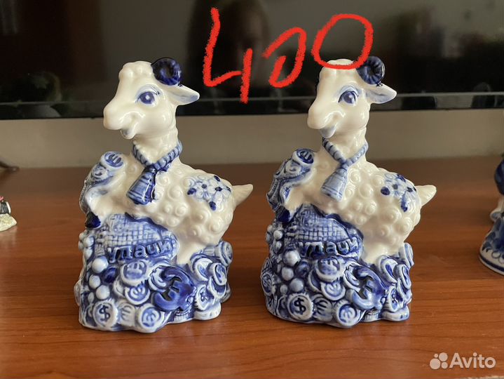 Фарфоровые статуэтки гжель