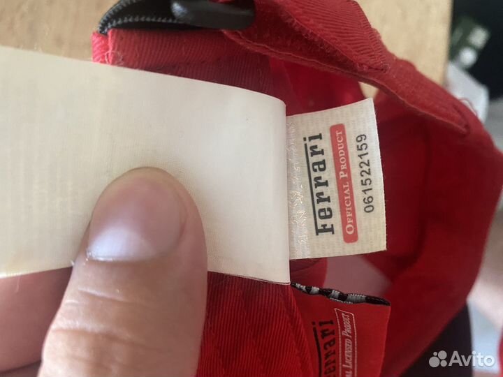 Официальная винтажная гоночная кепка Ferrari