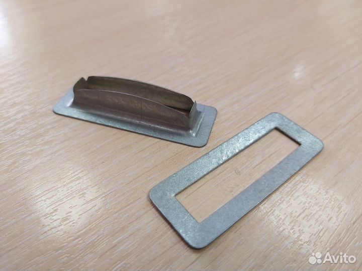 Люверс тента прицепа прямоугольный #38х8мм (в ко