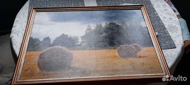 Картина большая, масло, холст