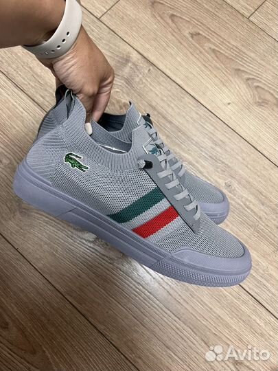 Мужские кеды lacoste 40,41,42,44