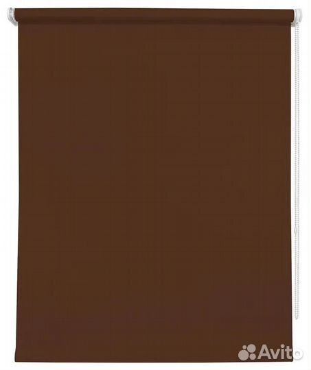 Рулонные шторы Плайн темно-коричневый 85 см