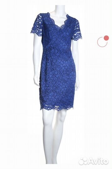 NEW Платье Calvin Klein, вискоза кружево, S/M, 44