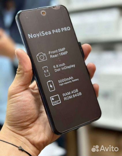 Новый смартфон NoviSea p40 Pro 5/64 5000mAh