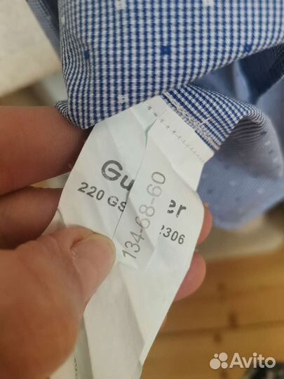 Рубашка детская gulliver 134