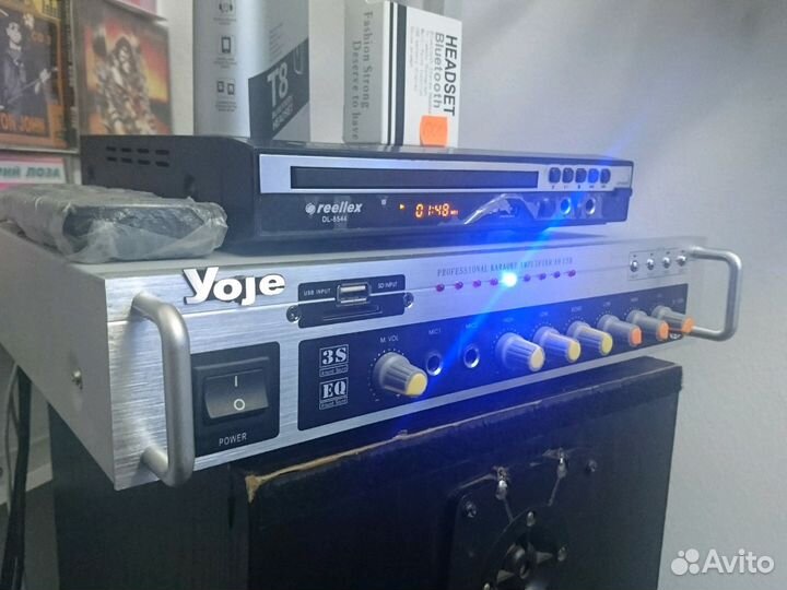 Усилитель yoje, универсальный,система караоке