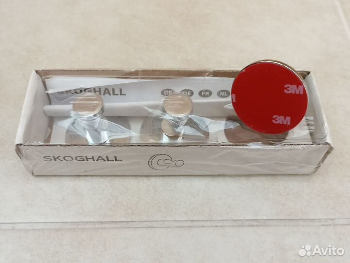 Комплект самоклеящихся крючков IKEA Skoghall