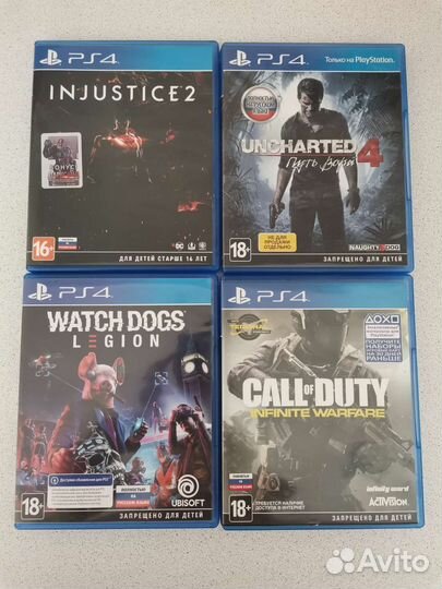 Игры для приставок ps4