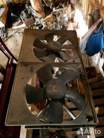 Диффузор с вентиляторами Митсубиши Лансер 10