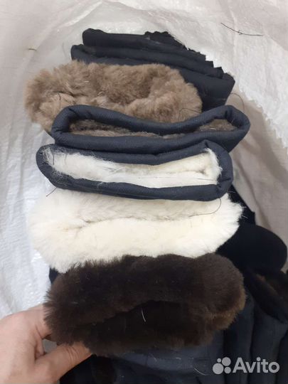 Рукавицы меховые из цельной овчины