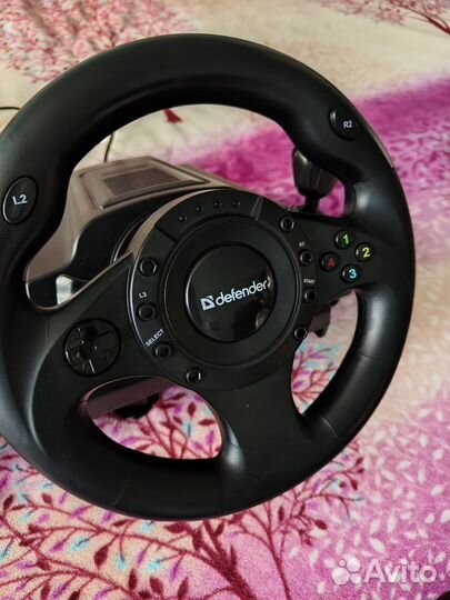 Игровой руль Defender Forsage Drift GT чëрный