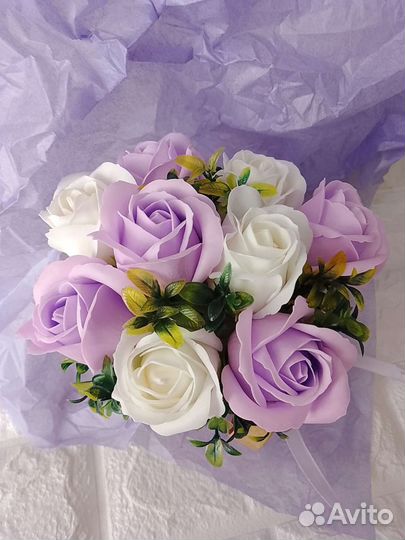 Букет из мыльных роз. Подарок