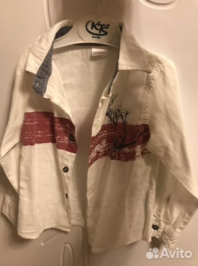 Рубашка на мальчика р.86