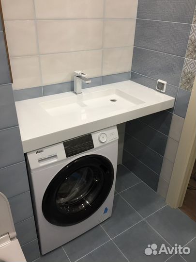 Раковины и мойки, интегрированные в столешницы