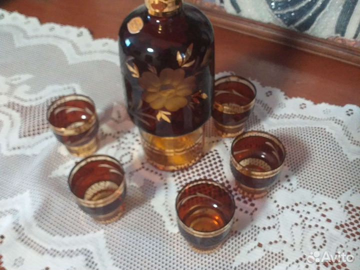 Графин со стопками ссср,чехия