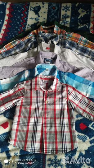 Рубашка для мальчика 1-2 года