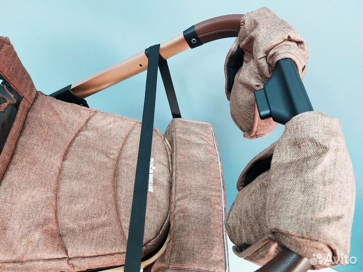 Детская коляска 2в1 трансформер утепленная