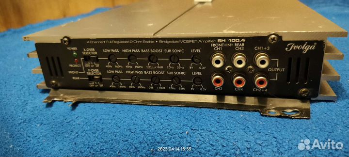 Автомобильный усилитель 4 канала