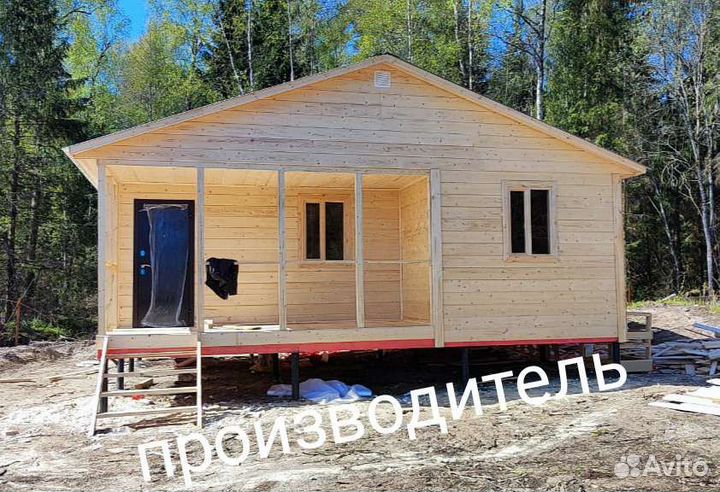 Каркасный дом 8х8