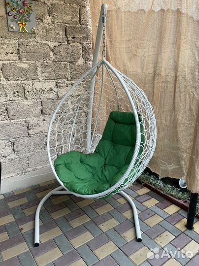 Садовая качеля кокон бу