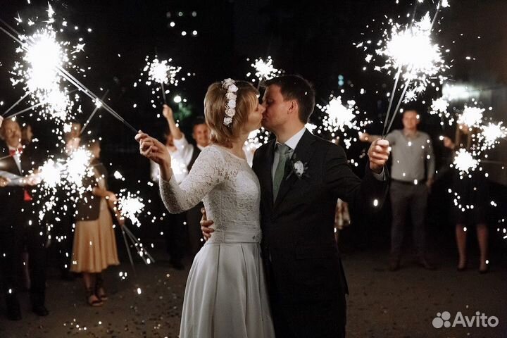 Свечи бенгальские 15 30 40 65 см салюты фейерверки