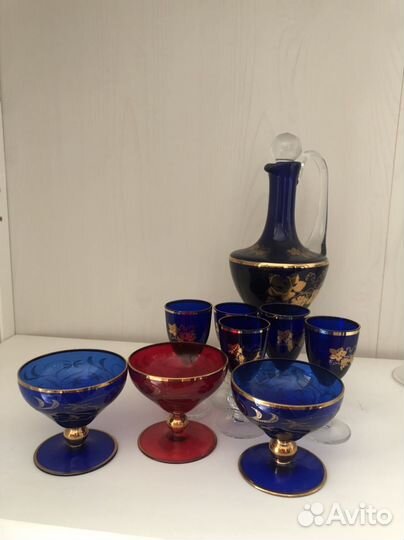 Фужеры богемия