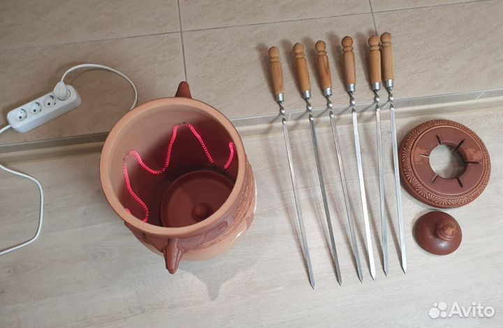 Тандыр электрический для шашлыка