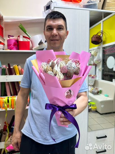Букет клубника в шоколаде