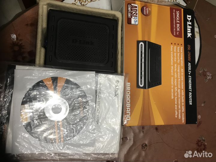 DSL-2500U +internet router